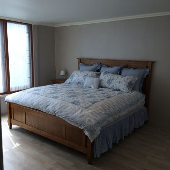 ART Modern Country-Straw Panel Bed