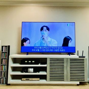 유니크하고 모던한 고급진 TV장
