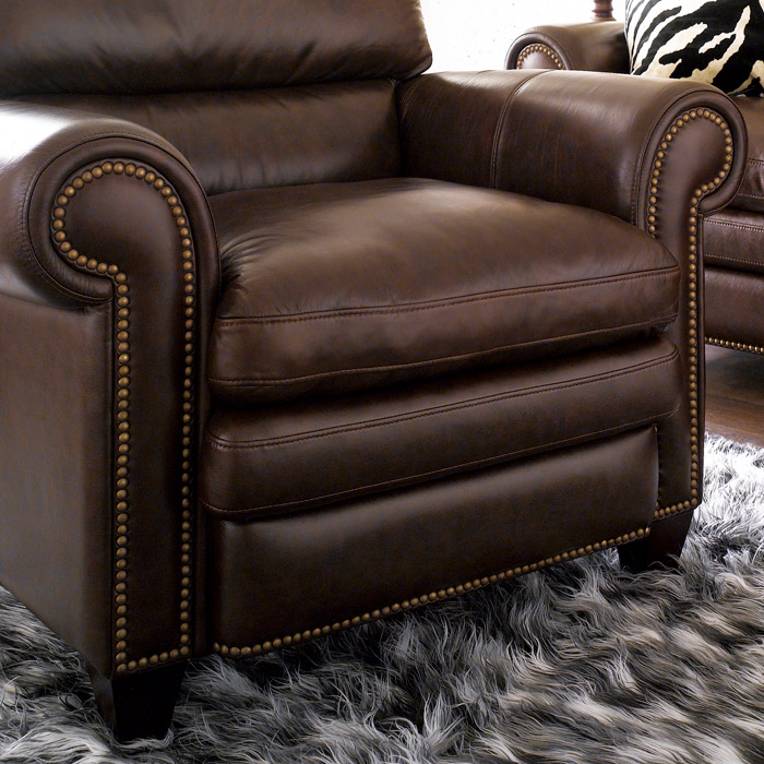 <b> 8165-Brown </b> Leather Sofa