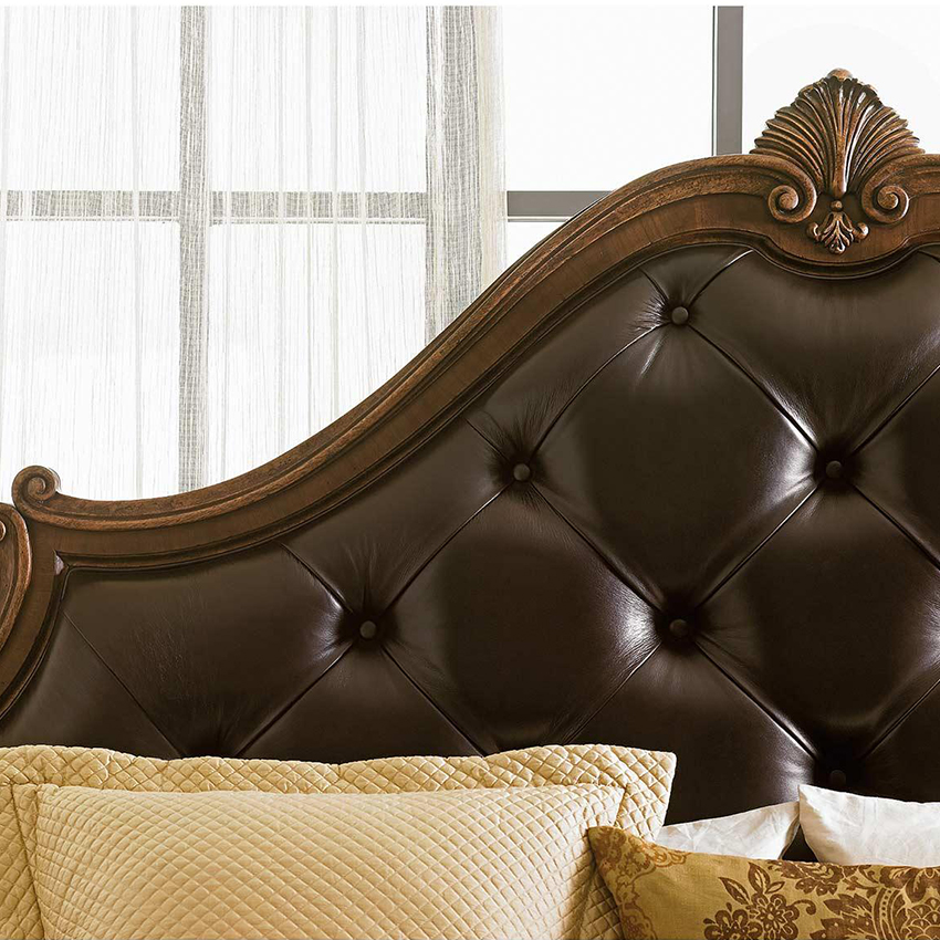 <b>391-13 Villa Fiora</b>King Leather Bed