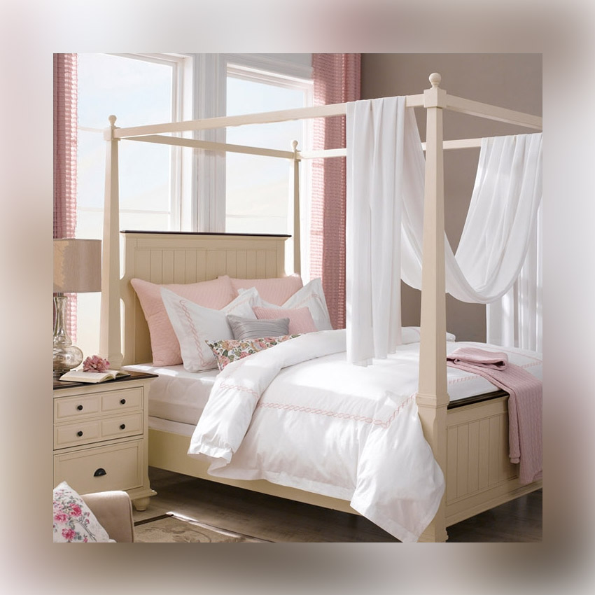 <b> B1694 </b> Canopy Bed (Bed Only) <br><font color=orange>~Dream Canopy Bed~</font>