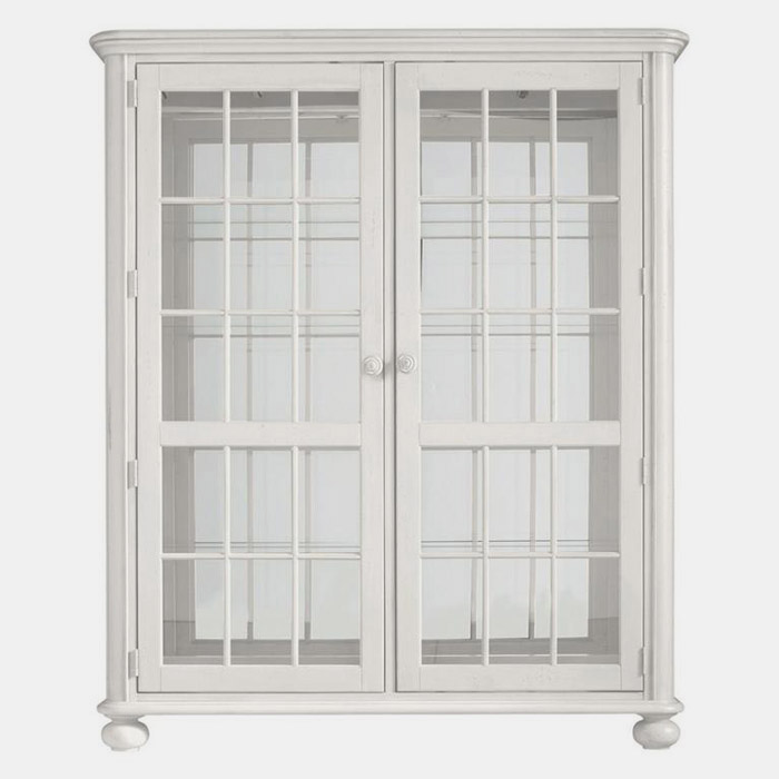 <b>411-21-10 White</b>Display Cabinet