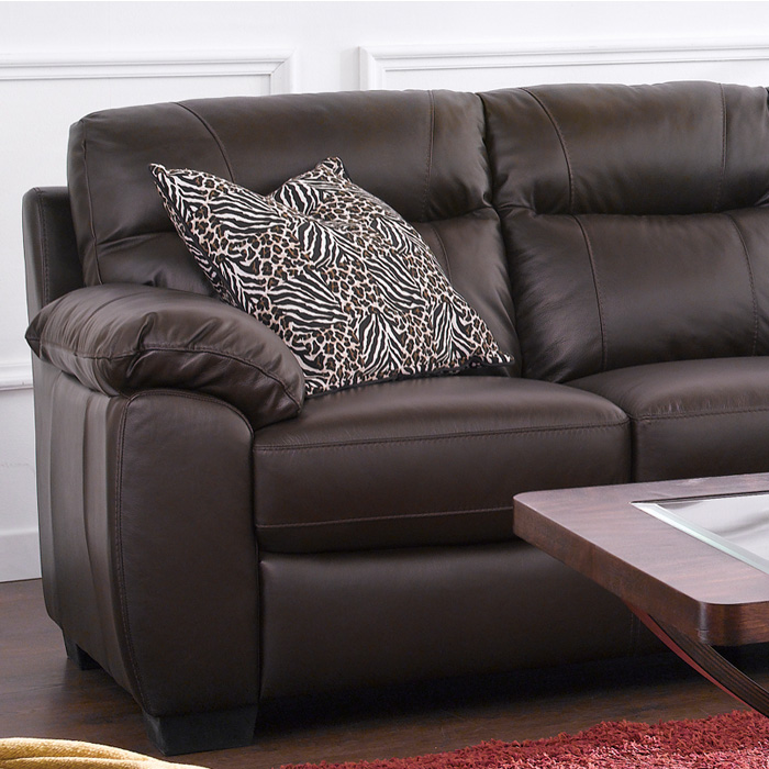 <b> 10266-3S </b> Leather Sofa