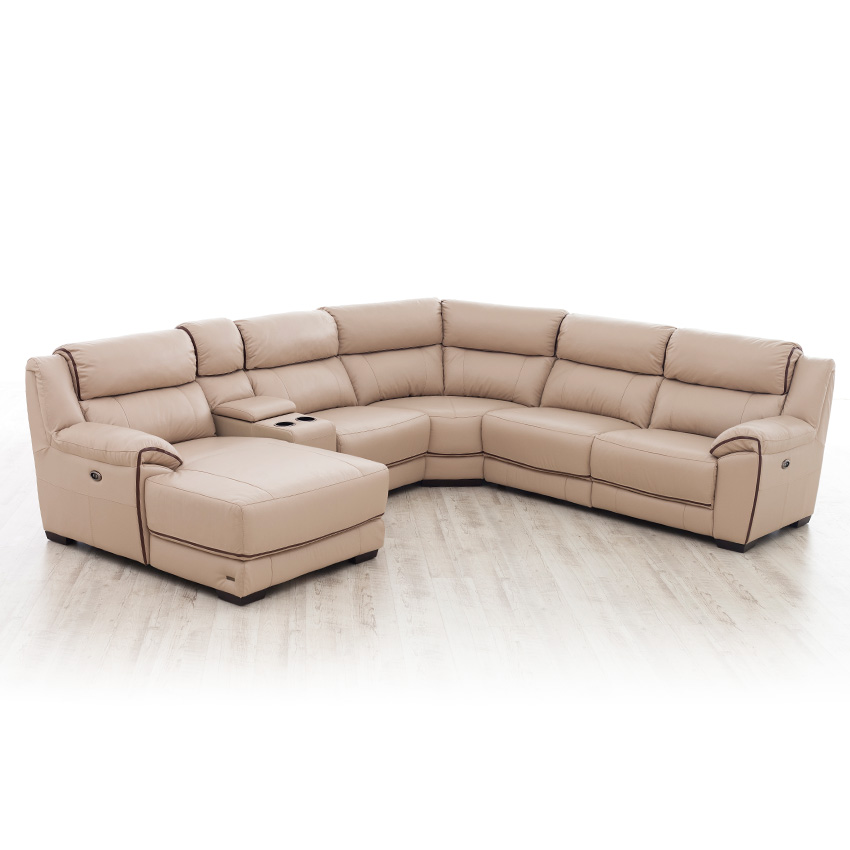 <b>10379</b>Leather Recliner Sofa