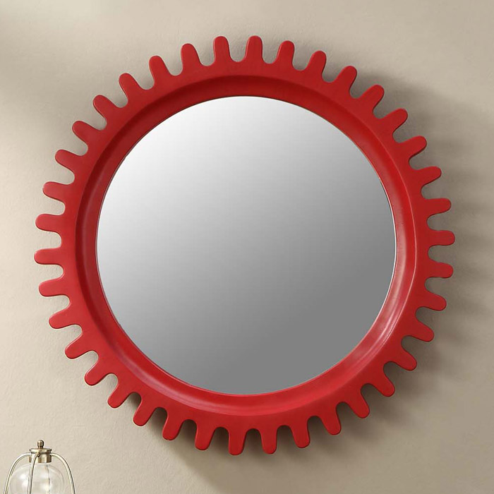 <b> Sun-Red </b> Wall Mirror