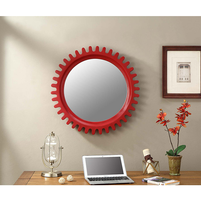 <b> Sun-Red </b> Wall Mirror