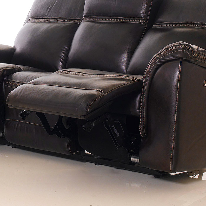 <b> E1404 </b> Power Leather Recliner Sofa