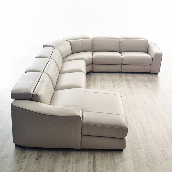 <b>RS-11383</b>Leather Recliner Sofa