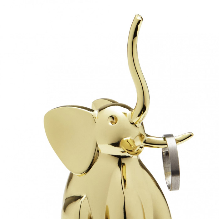 <b>299224-104</b> Elephant-Brass Ring Holder