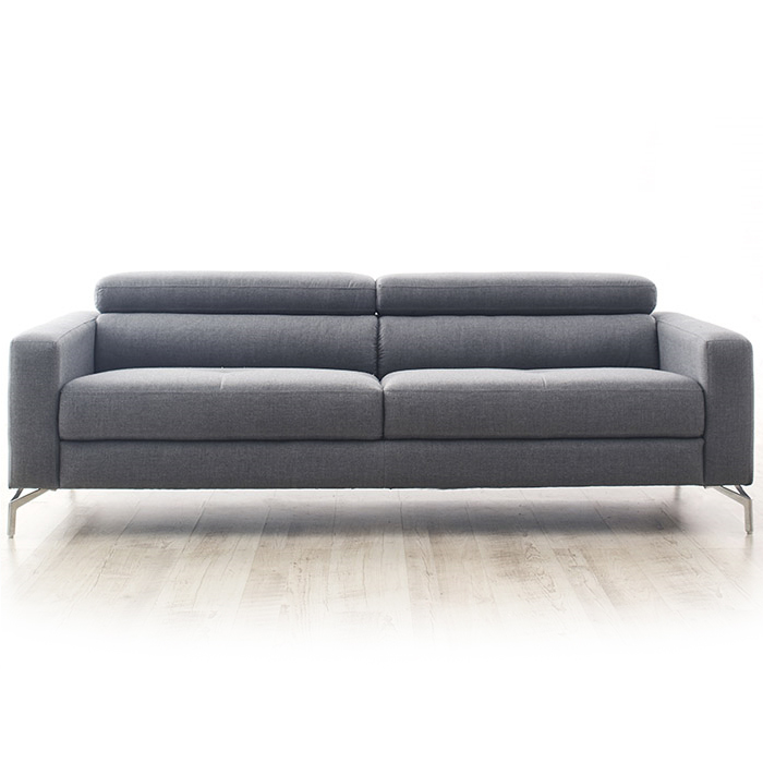 <b> 8531-30-Grey </b> Fabric Look Sofa