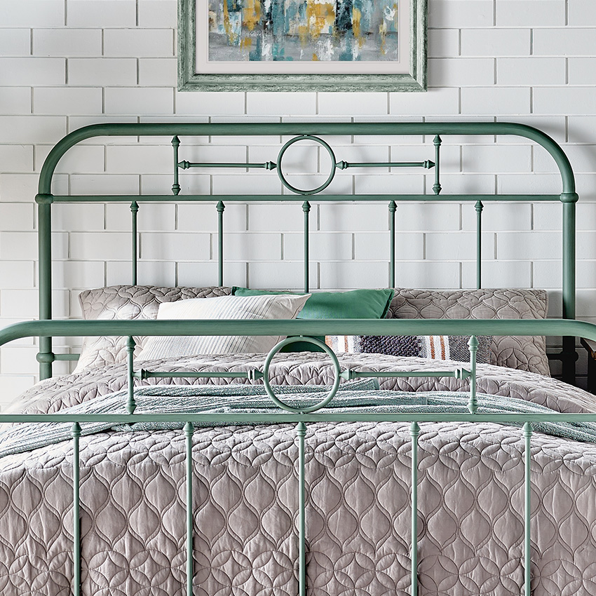 B4104GreenFRBed Queen Bed (침대) (1568619996) 미라지수입가구