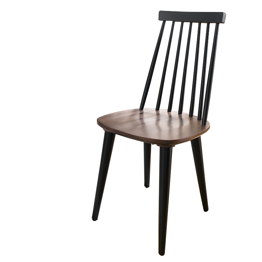 <b> Julie-Black </b> Wooden Chair