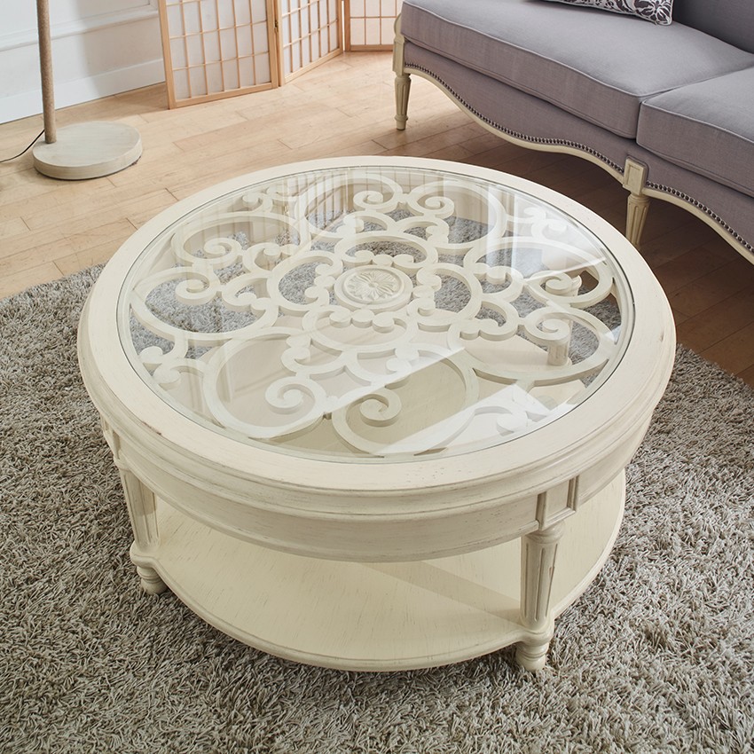 <b>Provenance 76302</b>Round Cocktail Table