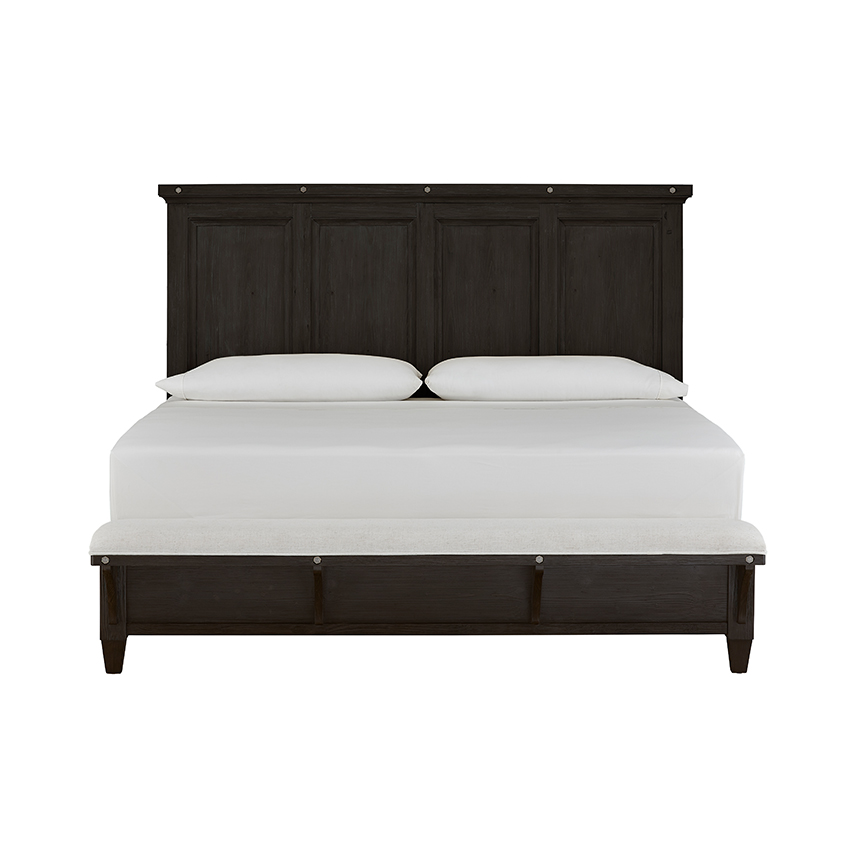 <b>B5665-BRM</b> Panel Bed(침대+협탁+화장대)