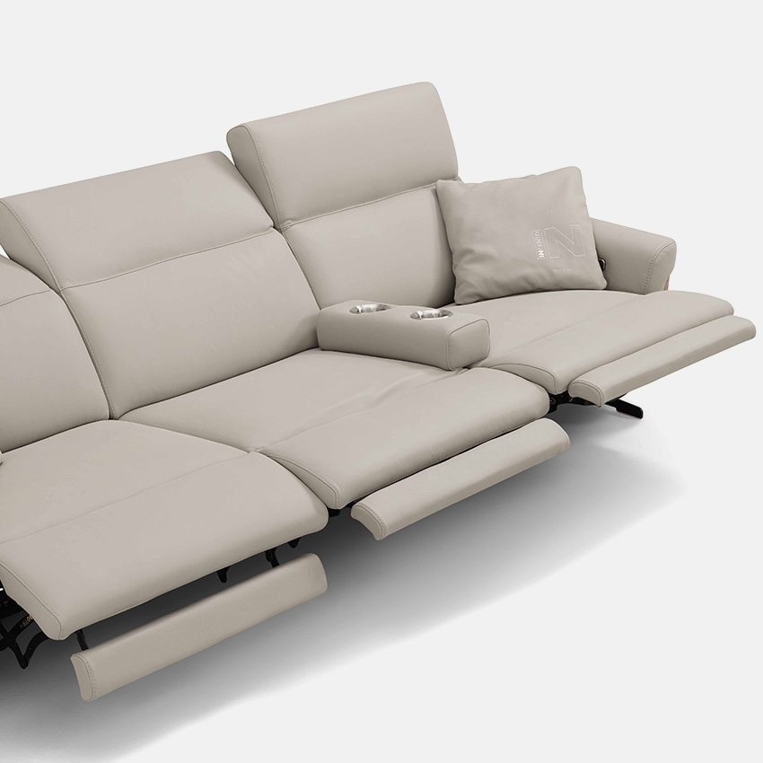 I803 Leather 3-Recliner Sofa > 3_Sofa ITALY | 미라지수입가구