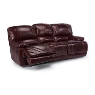 1250-62Leather Recliner Sofa