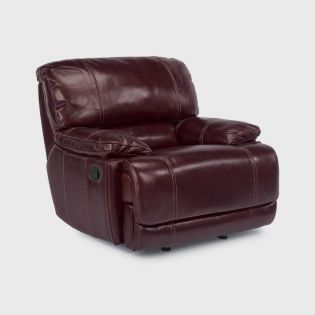 1250-54Leather Recliner Chair