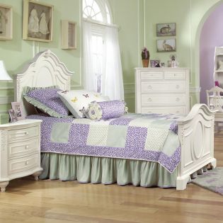 485-4204K Enchantment  Panel Full Bed (침대) (매트 규격: 134cmx 193cm)