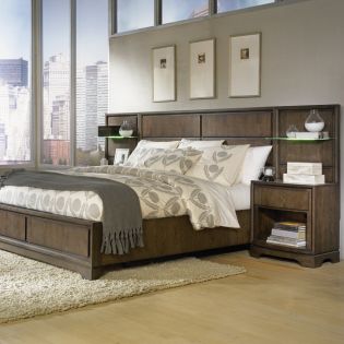 1657 Wave Panel Bed  