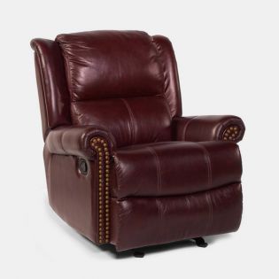 1357-54Leather Recliner Chair