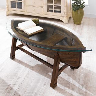  T2214-47  Oval Cocktail Table