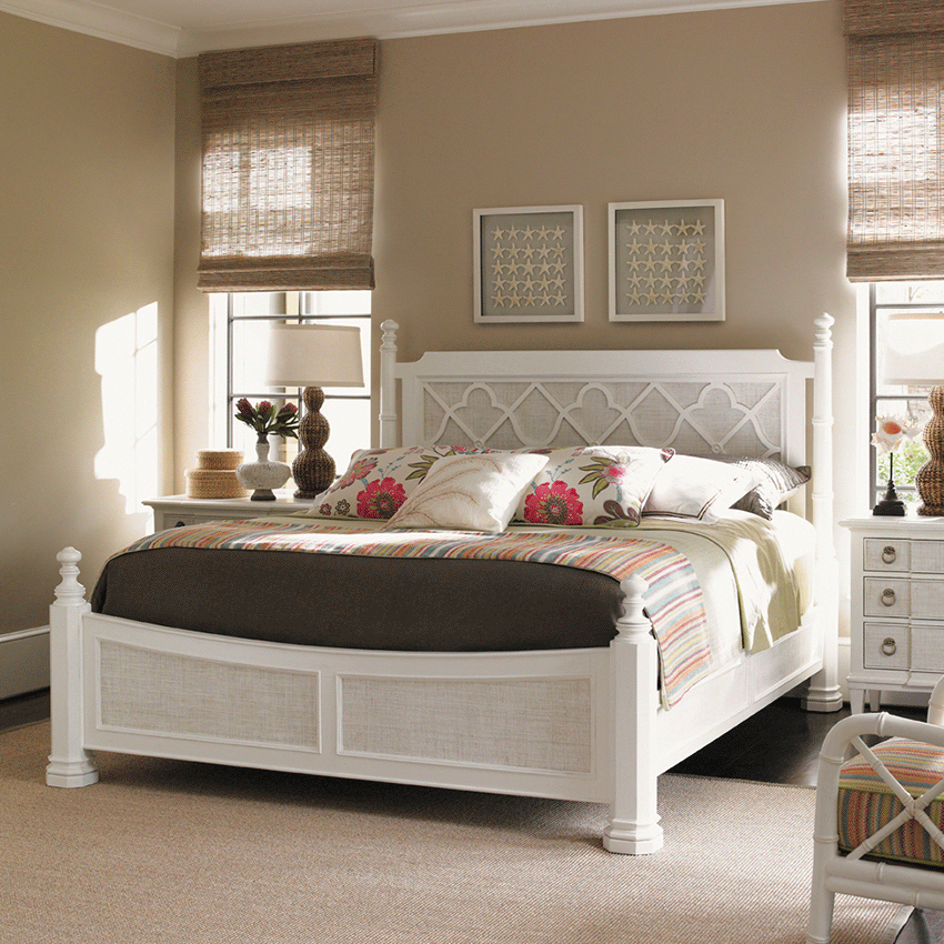 Ivory Key 543-174King Poster Bed
