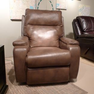 1228-500P-BrownLeather Recliner Chair