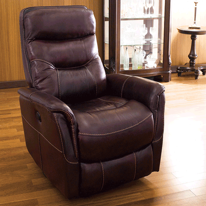 1393-53PQLeather Recliner Chair