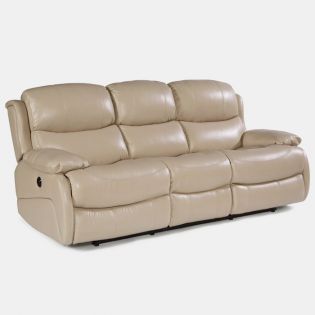 1677-62PLeather Recliner Sofa