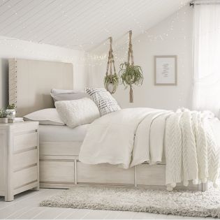 Indio 6811-4804K  Upholstered Full Bed (침대) (매트 규격: 134cmx 193cm)