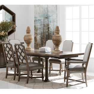  American Chapter  Dining Set (1 Table + 2 Arm + 4 Side)