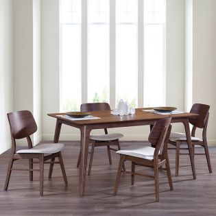  Oscar D1651-4  Dining Set (1 Table + 4 Chairs)