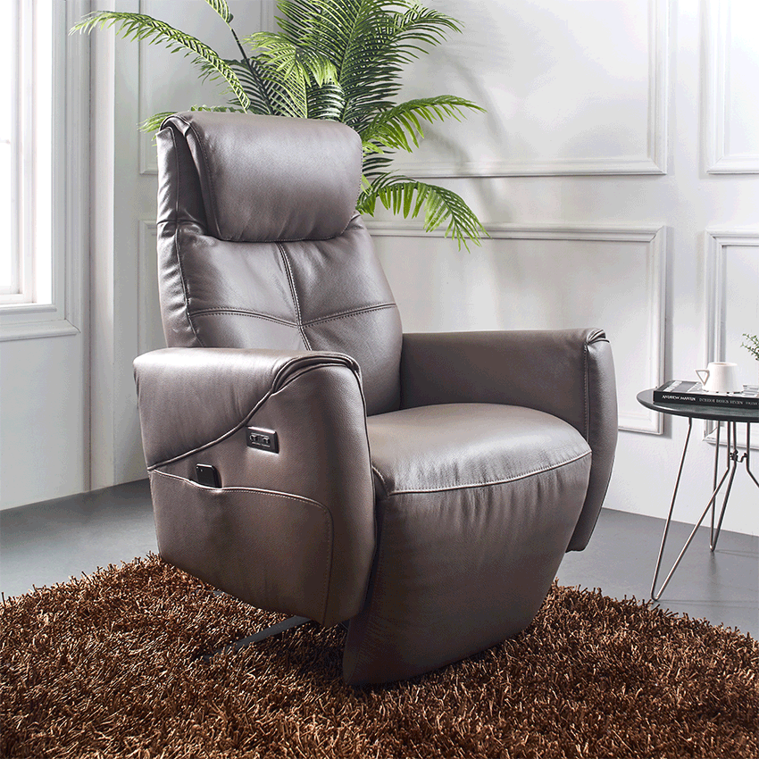 RS-11513-TVCHLeather Recliner Chair