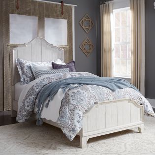  652-BR  Twin Panel Bed