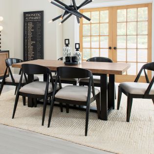  0520 Duo  Dining Set (1 Table + 6 Chairs)