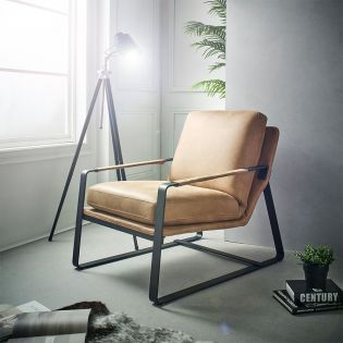 P004Leather Accent Chair