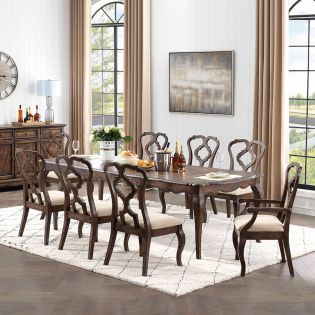  602 Chateau-6  Dining Set  (1 Table + 2 Arm + 4 Side)